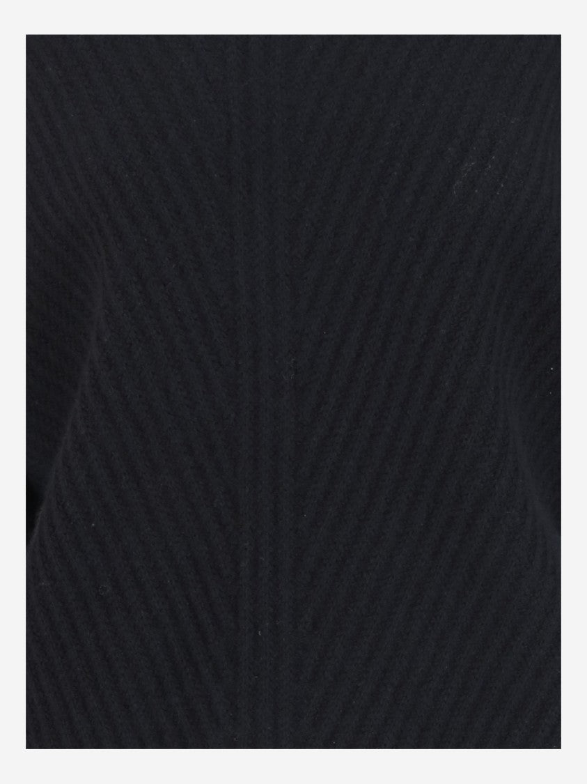 Allude Ribbed Cashmere Pullover