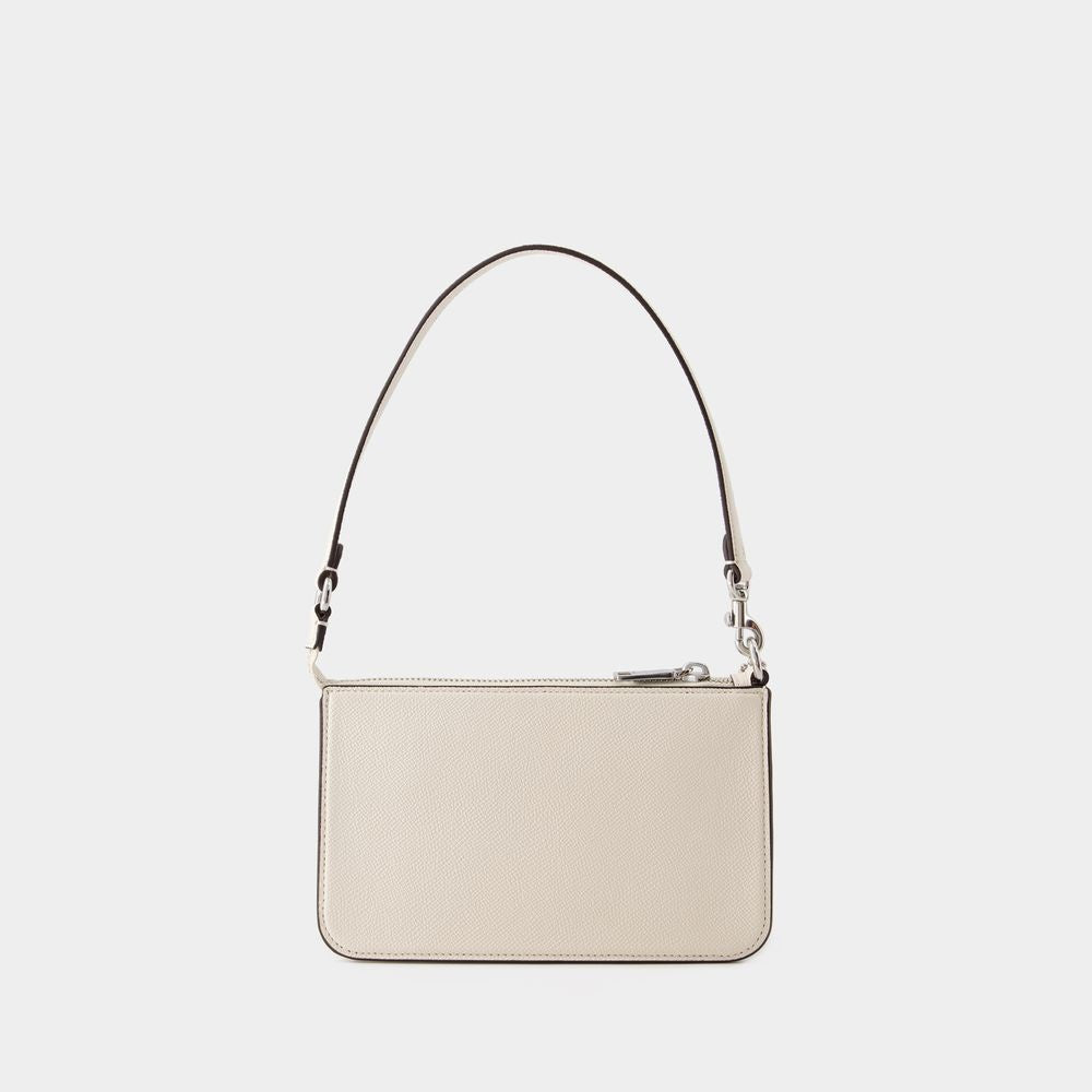 Coach Pouch - Leather - White