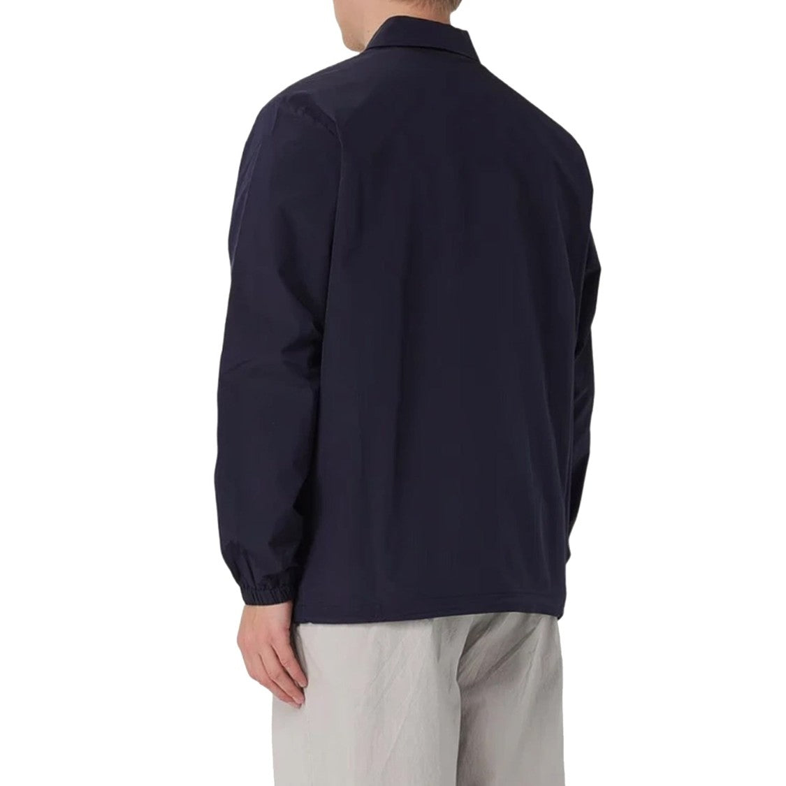Autry Long Sleeve Blue Jacket With Adjustable Drawstring Hem