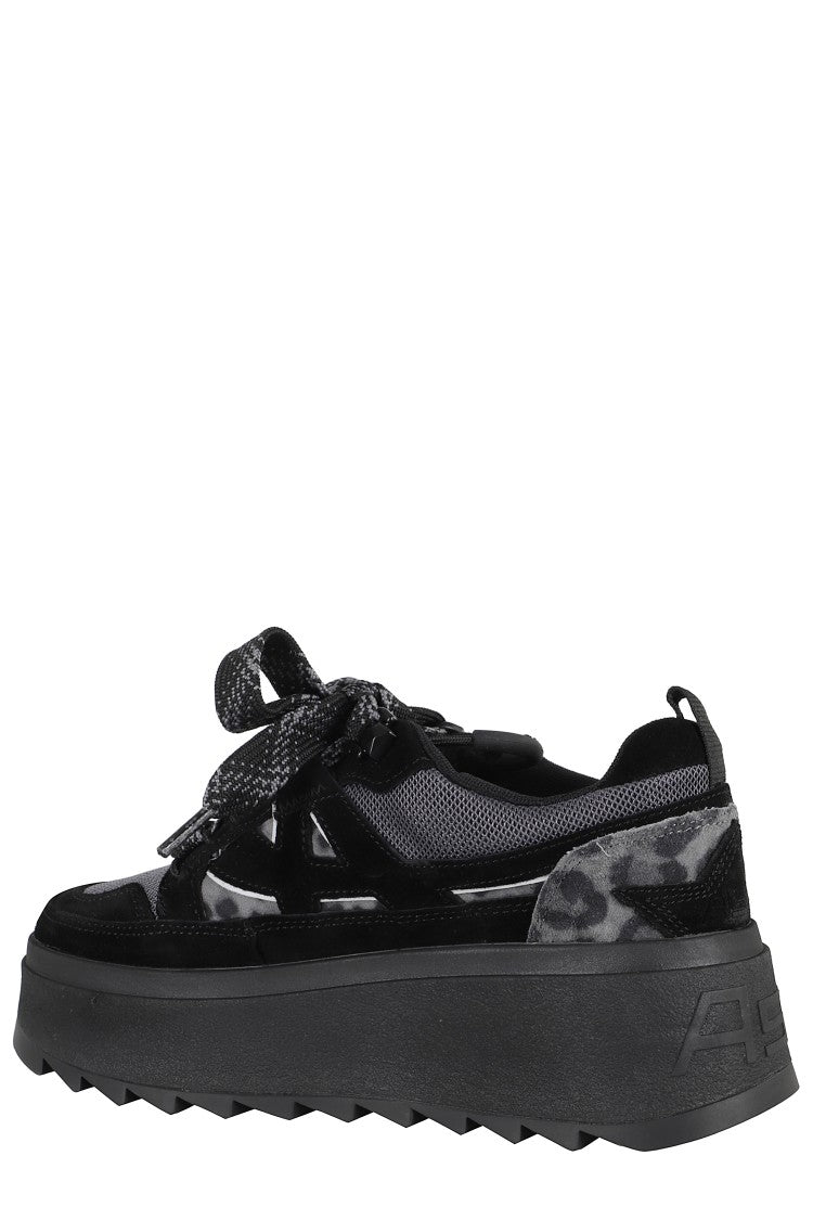 Ash Platform Sneakers With Suede Inserts