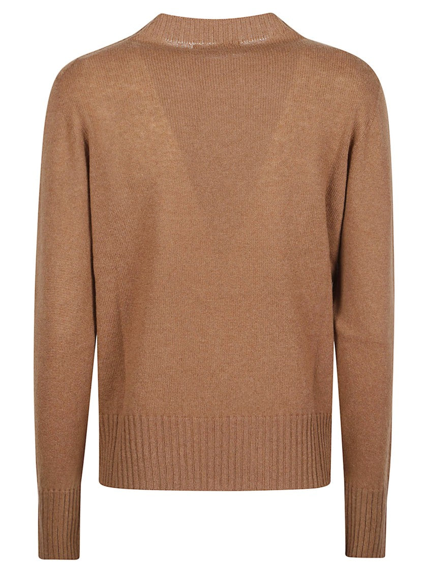 Aragona Ribbed Cashmere Crewneck Sweater
