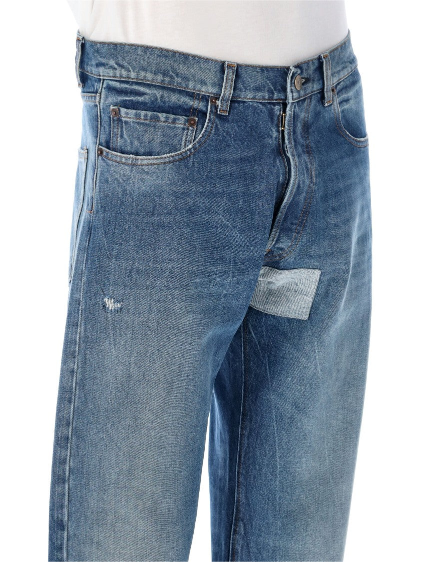 Maison Margiela Blue Jeans With Patch