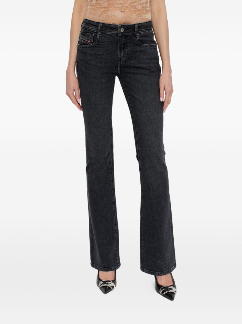 Diesel Classic Flared Jeans With Five-Pocket Design