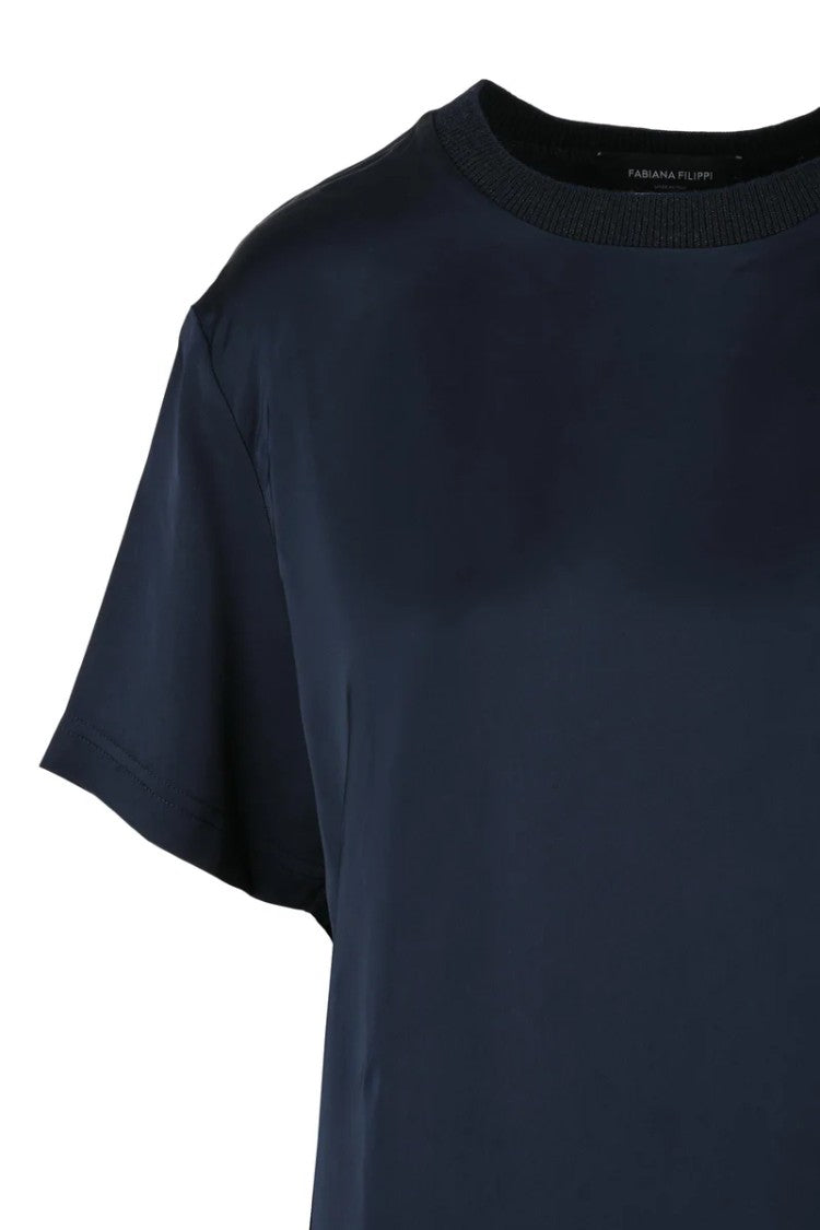 Fabiana Filippi Satin Blouse - Blue