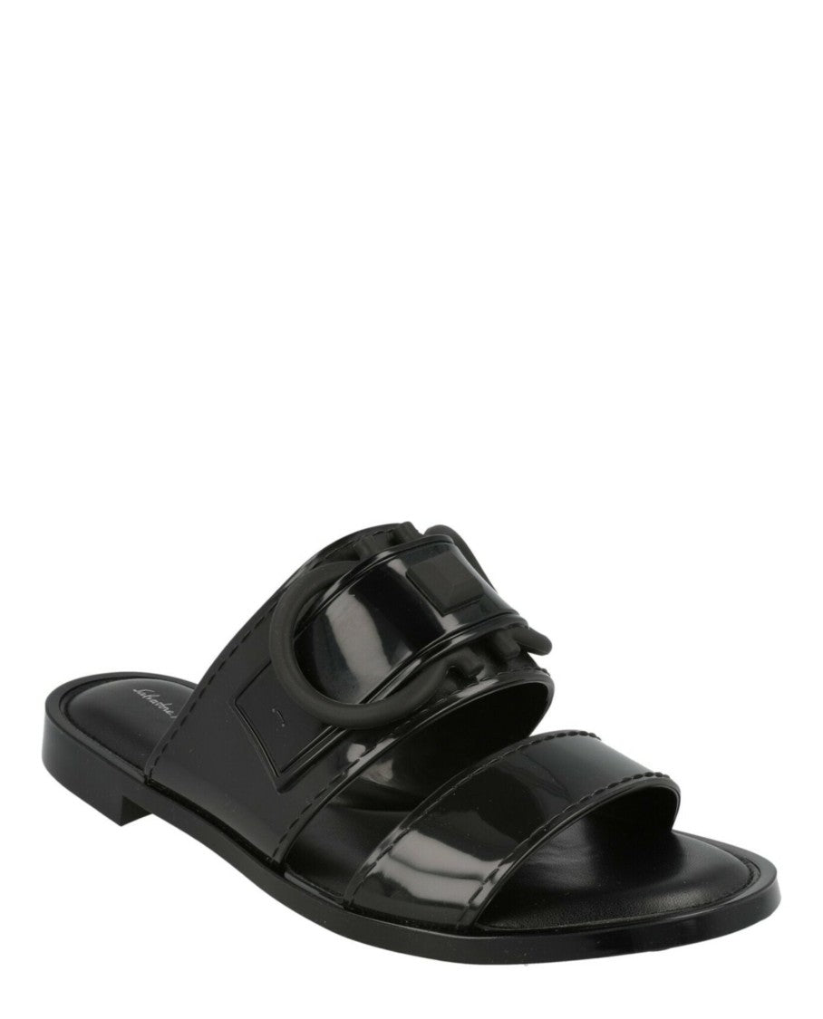 Ferragamo Taryn Logo Slides