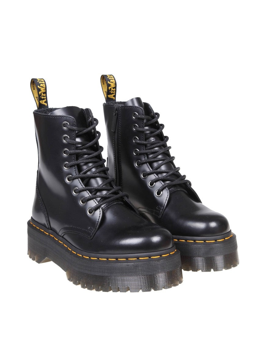Dr. Martens Black Leather Jadon Anfibio