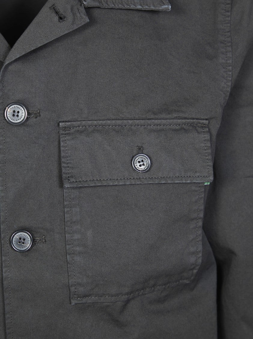 Department 5 Men Boxy Cotton Shirt Jacket