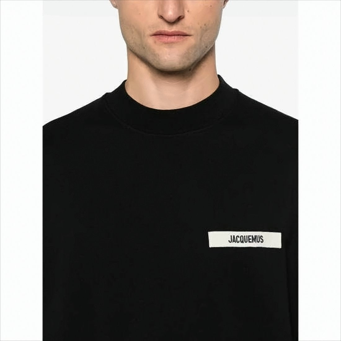 Jacquemus Relaxed Fit Long-Sleeve Shirt With Minimalist Patch Detail