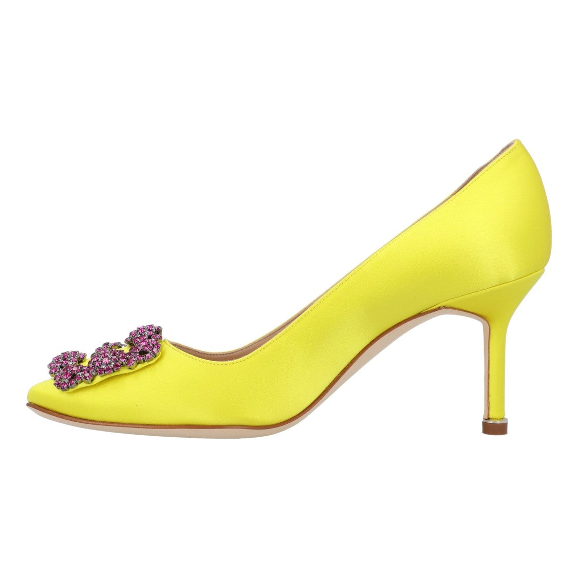 Manolo Blahnik Hangisi 070 Pump Yellow