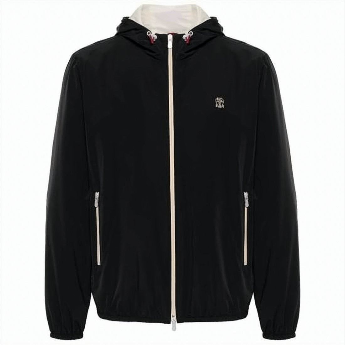 Brunello Cucinelli Lightweight Hooded Jacket With Zip Closure And Subtle Logo