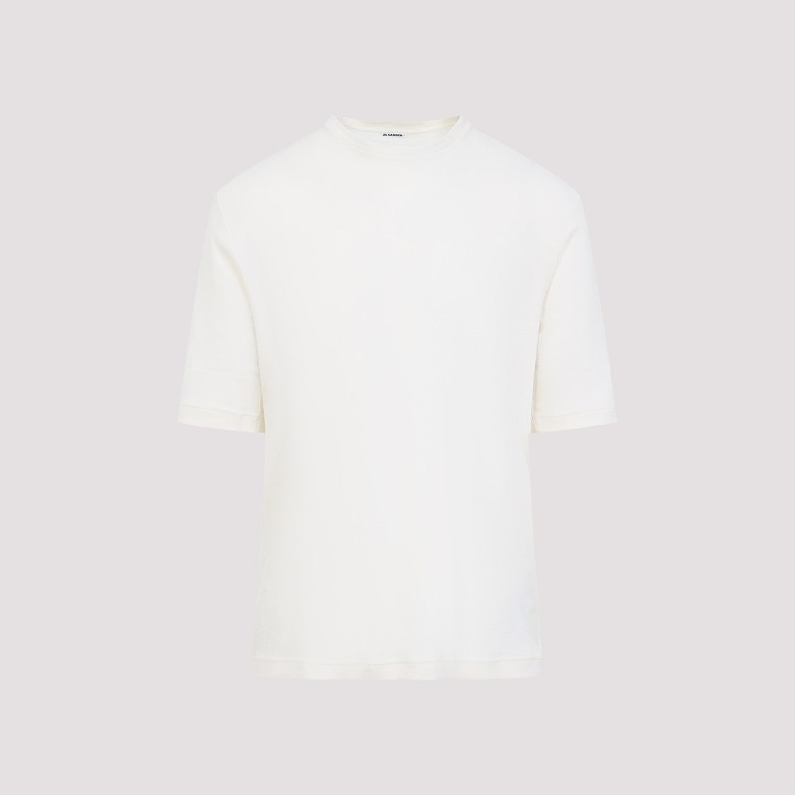 Jil Sander Cotton T-Shirt With Classic Round Neckline