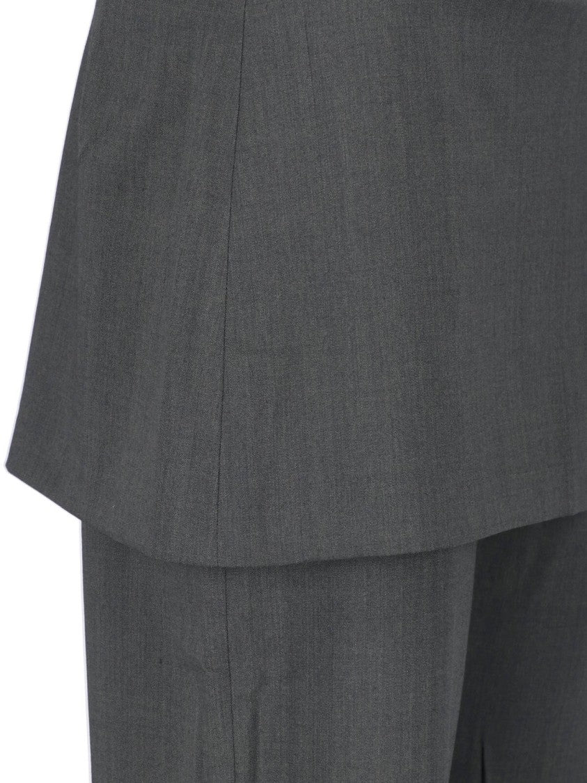 Paloma Wool Grey Archive Layered Straight-Leg Pants