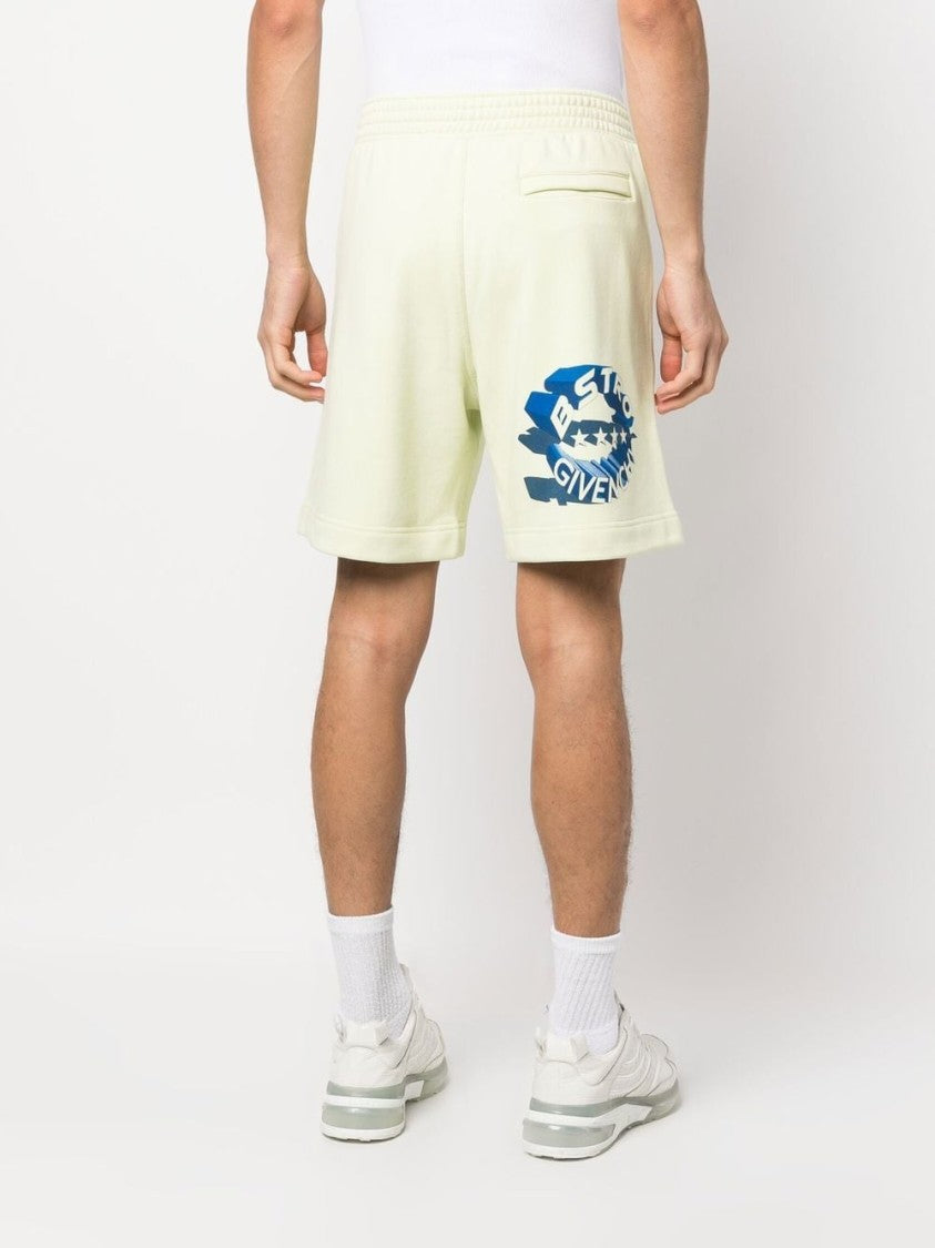 Givenchy Knee-Length Graphic-Print Track Shorts
