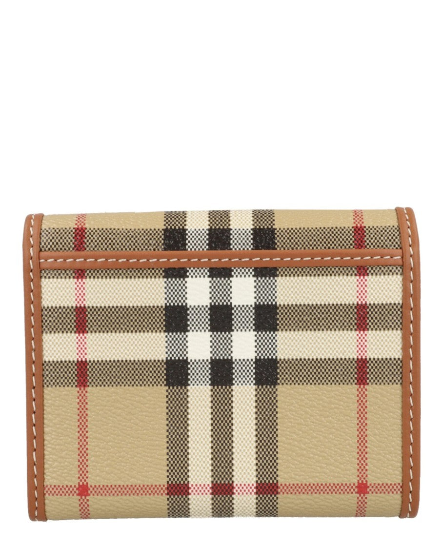 Burberry Lancaster Check Trifold Wallet