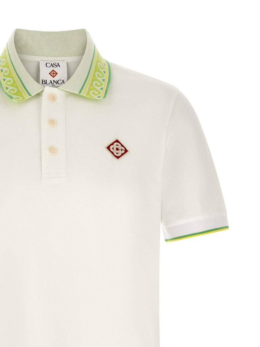 Casablanca 'Laurel' Polo Shirt