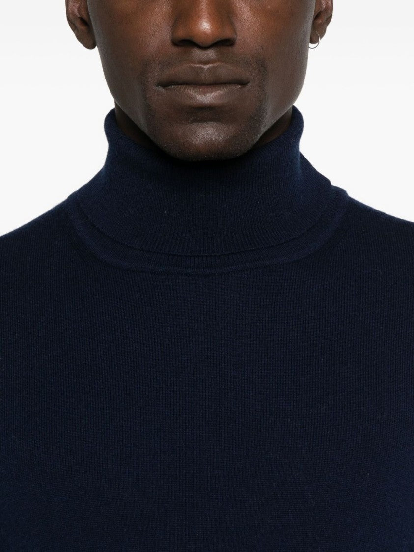 Kangra Classic Turtleneck Sweater In Wool-Cashmere Blend