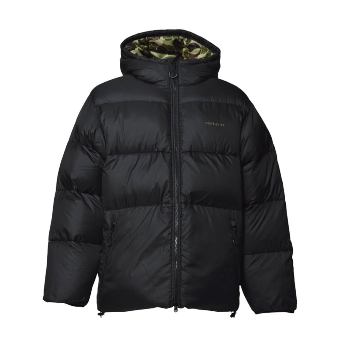 Carhartt Wip Nylon Puffer Jacket With Camouflage Satin Lining