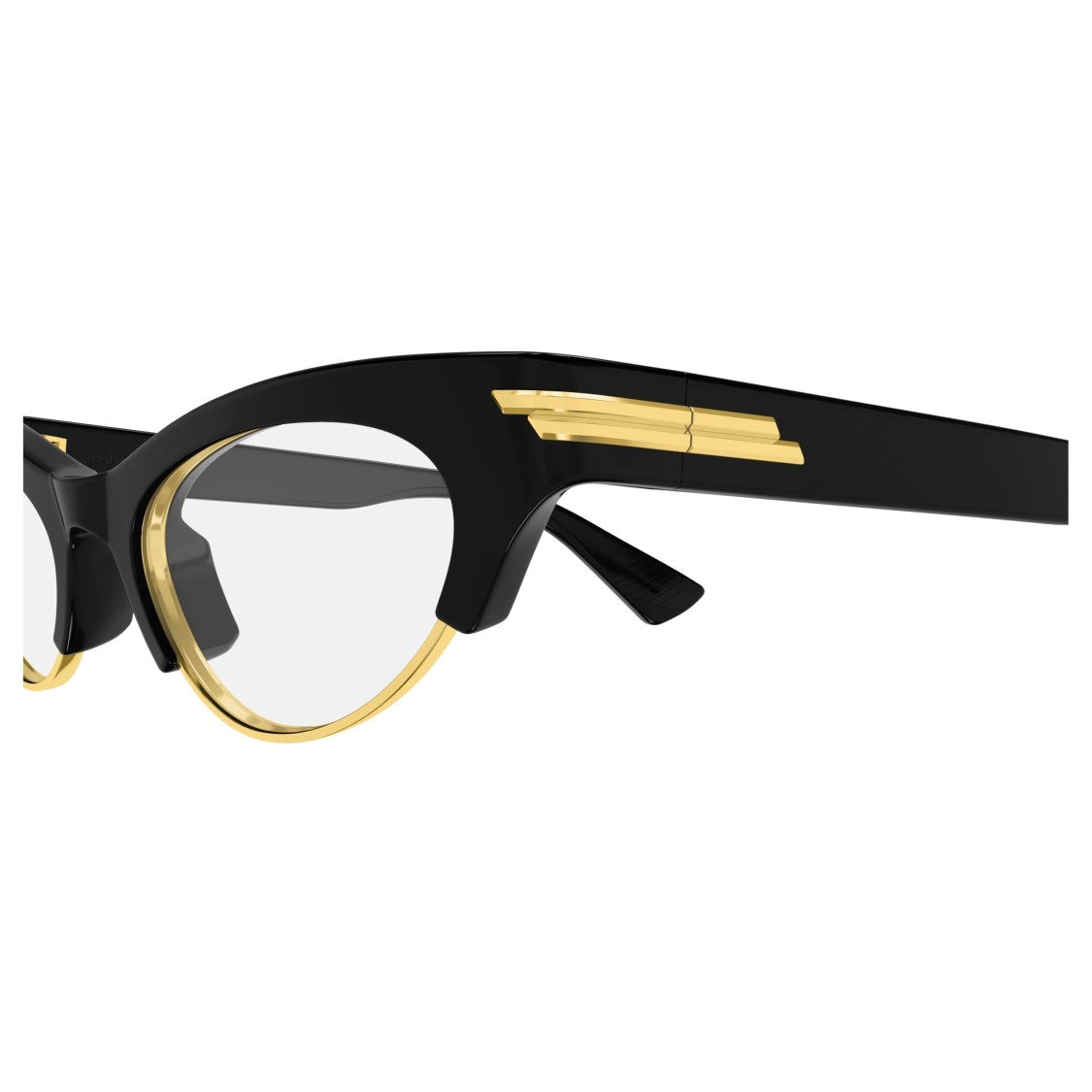 Bottega Veneta Cat-Eye Sunglasses With Gold-Tone Accents