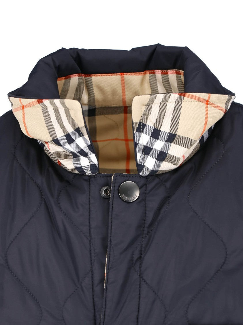 Burberry Reversible Quilted Jacket With Diamond-Stitched Design