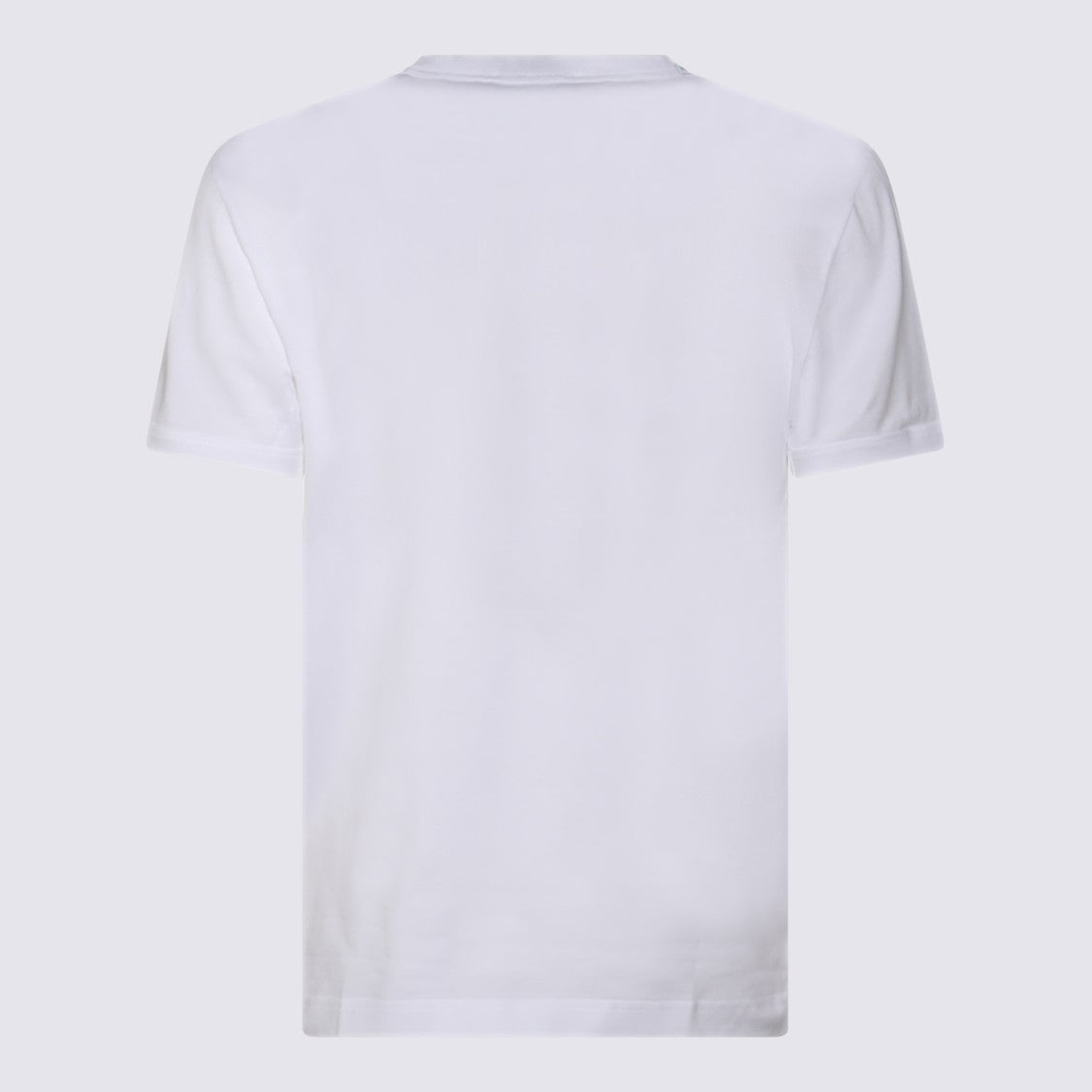 Dolce & Gabbana Embroidered White Short-Sleeve T-Shirt With Crown