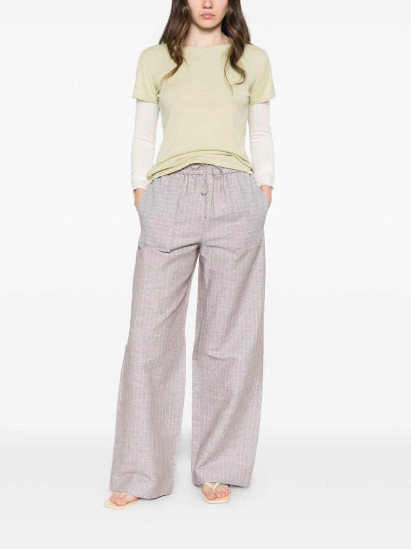 Max Mara Wide-Leg Pants With Elastic Waistband