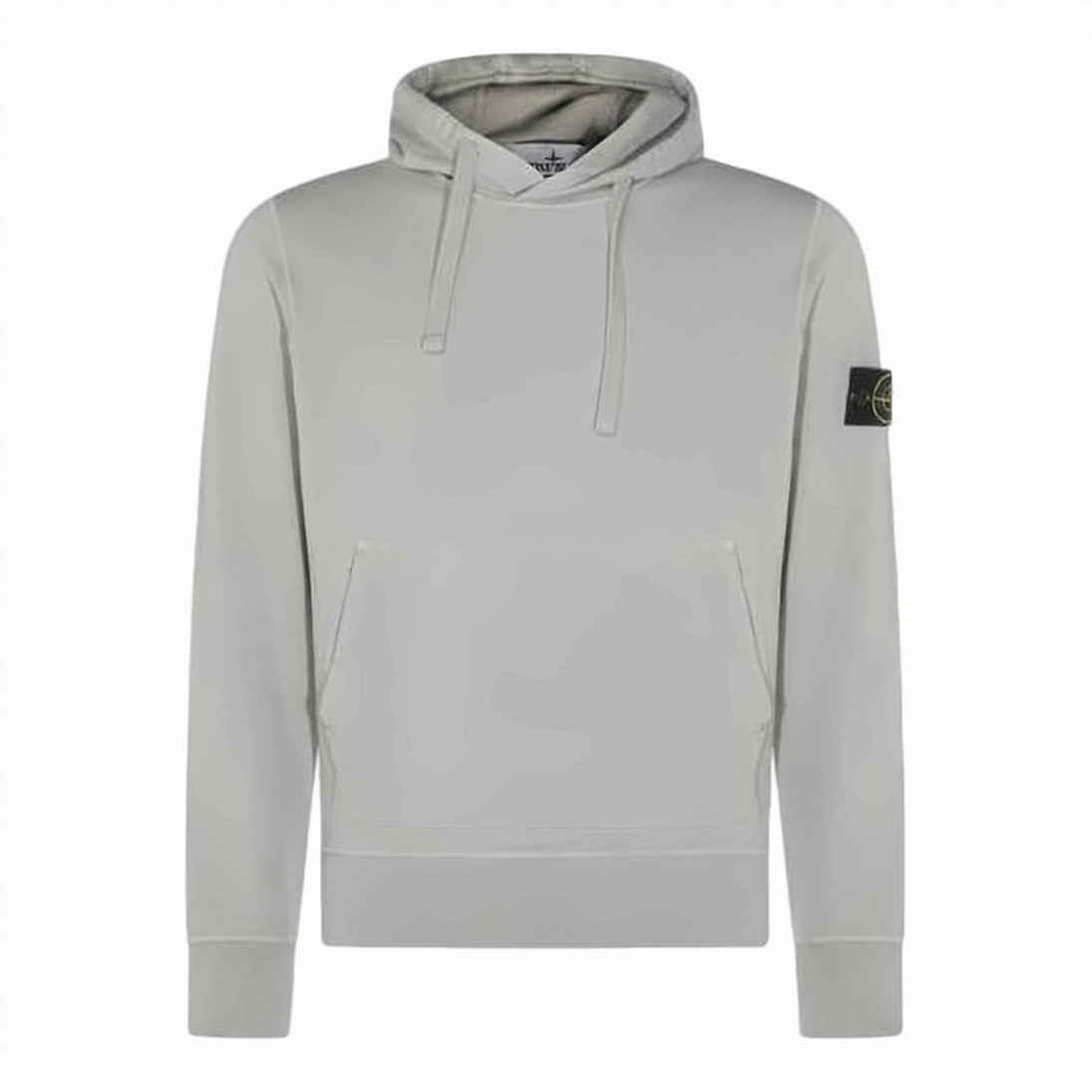 Stone Island Minimalist Cotton Hoodie With Distinctive Logo Patch
