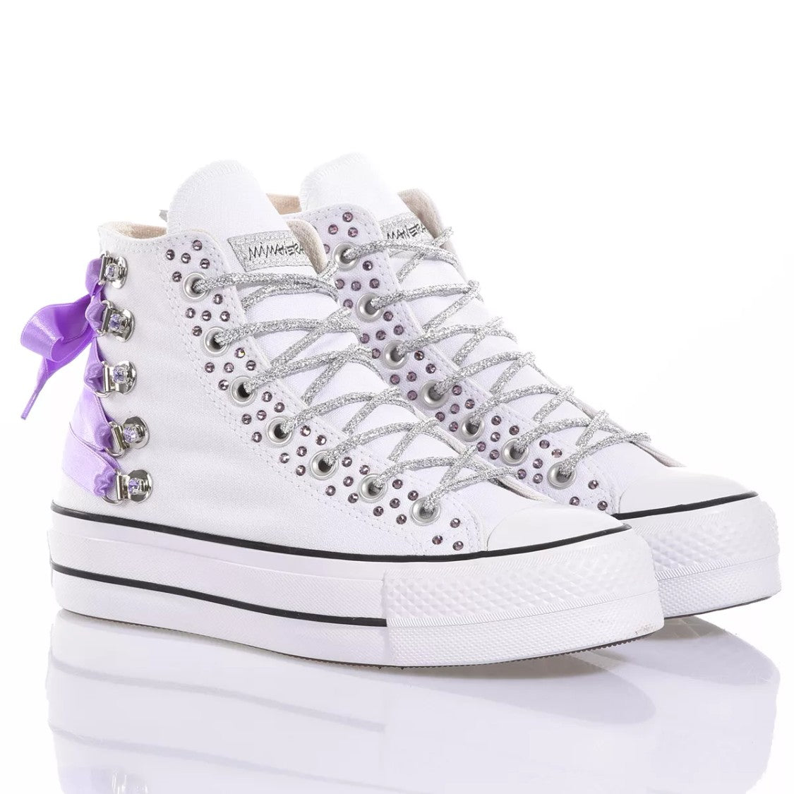 Converse Platform White, Violet