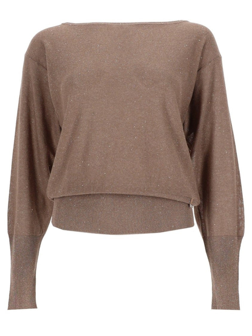 Herno Long-Sleeved Shimmer Effect Sequined Shirt
