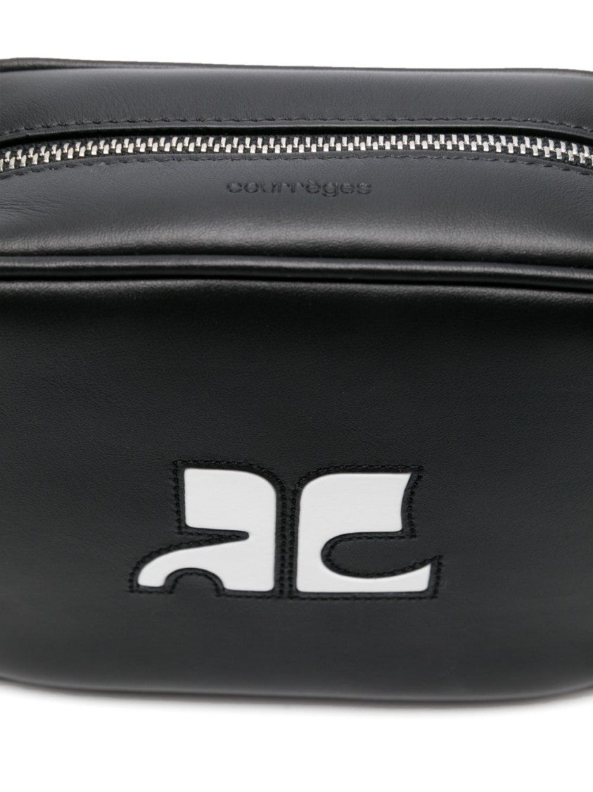 Courrèges Reedition Leather Camera Bag