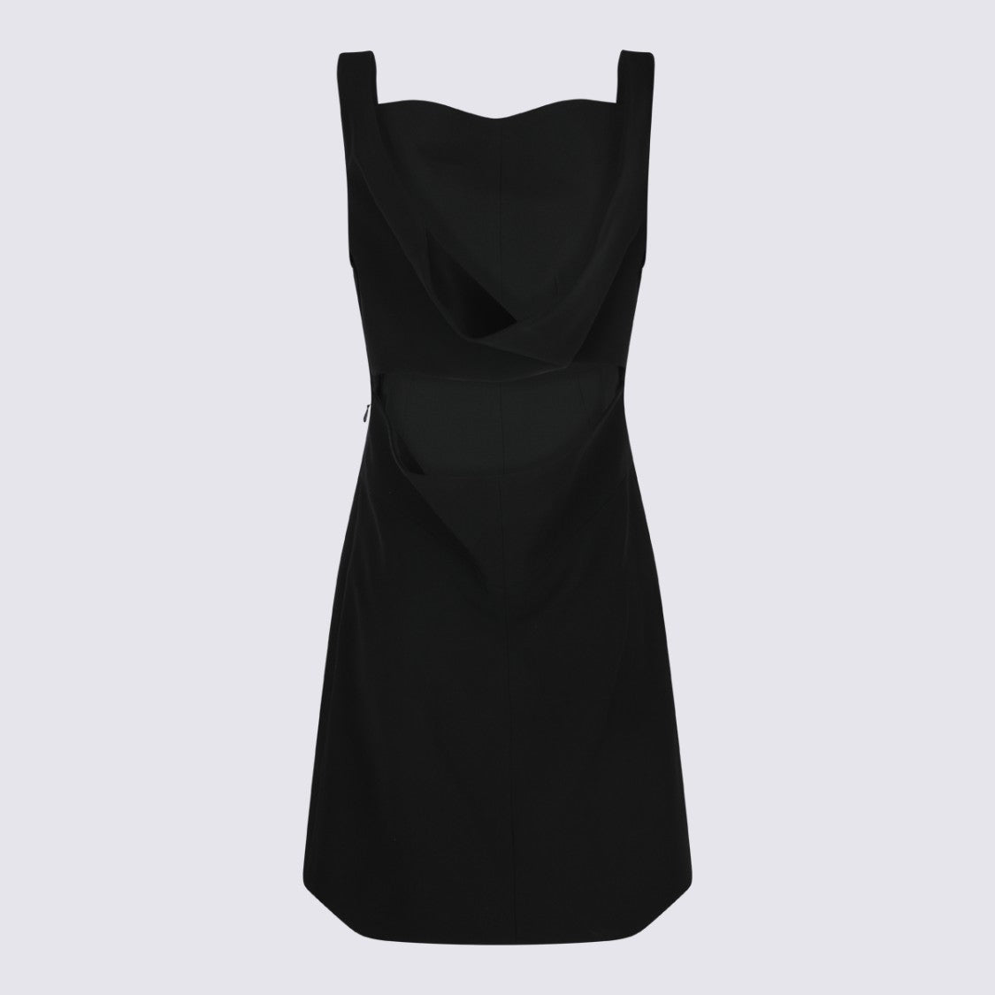 Givenchy Fitted Mini Dress With Draped Back Design