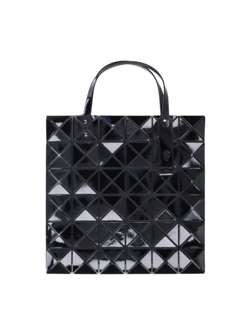 Bao Bao Issey Miyake Black Prism Geometric Pvc Adjustable Tote Bag