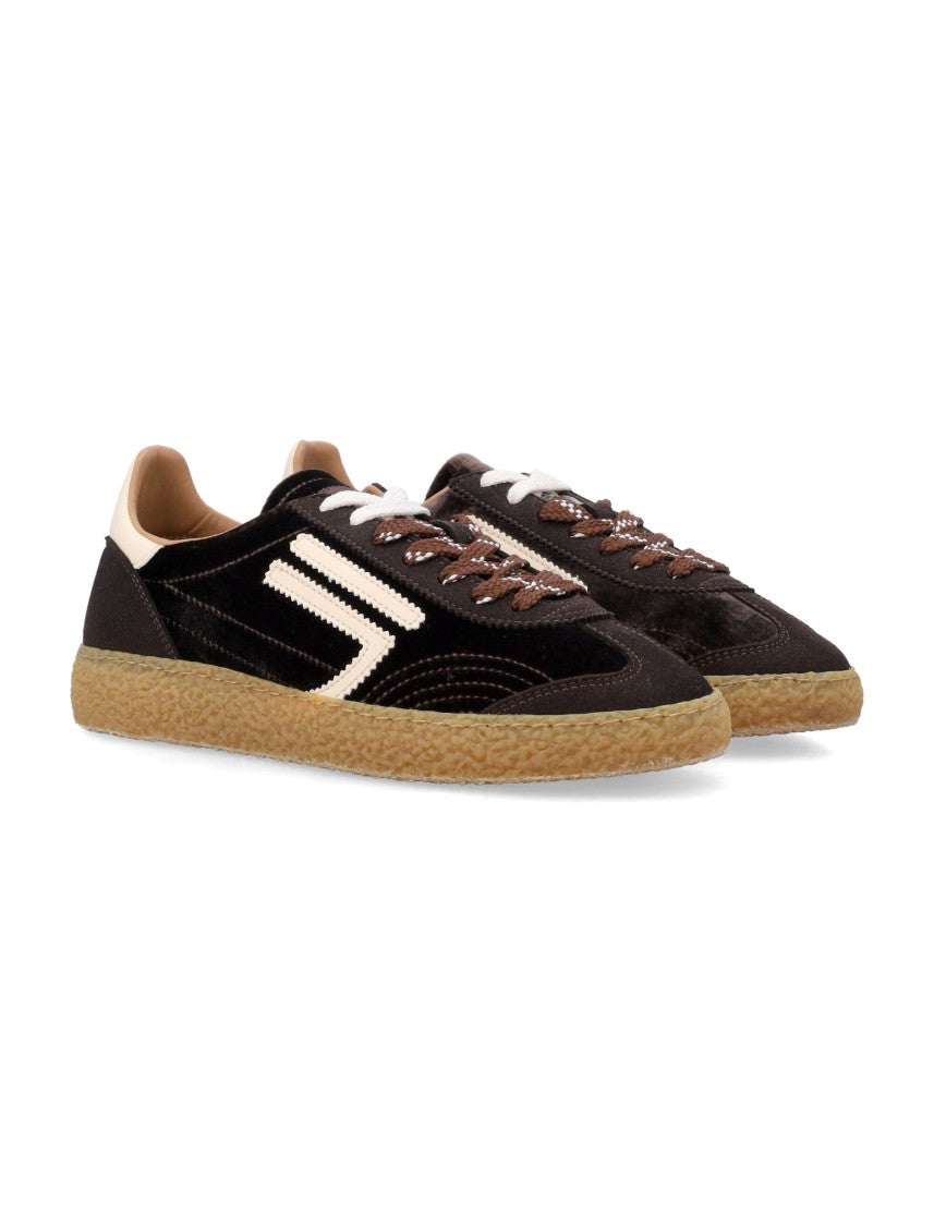 Puraai Xs Velvet Suede-Effect Sneakers