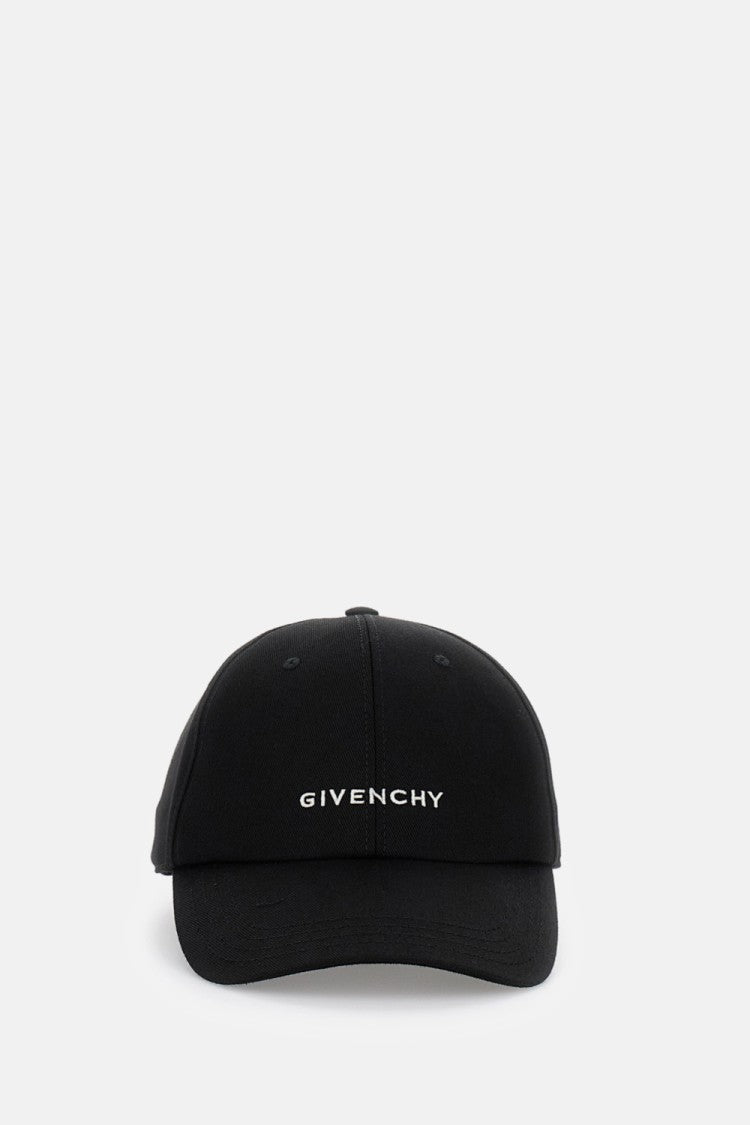 Givenchy Round Visor Cap With Embroidered Logo
