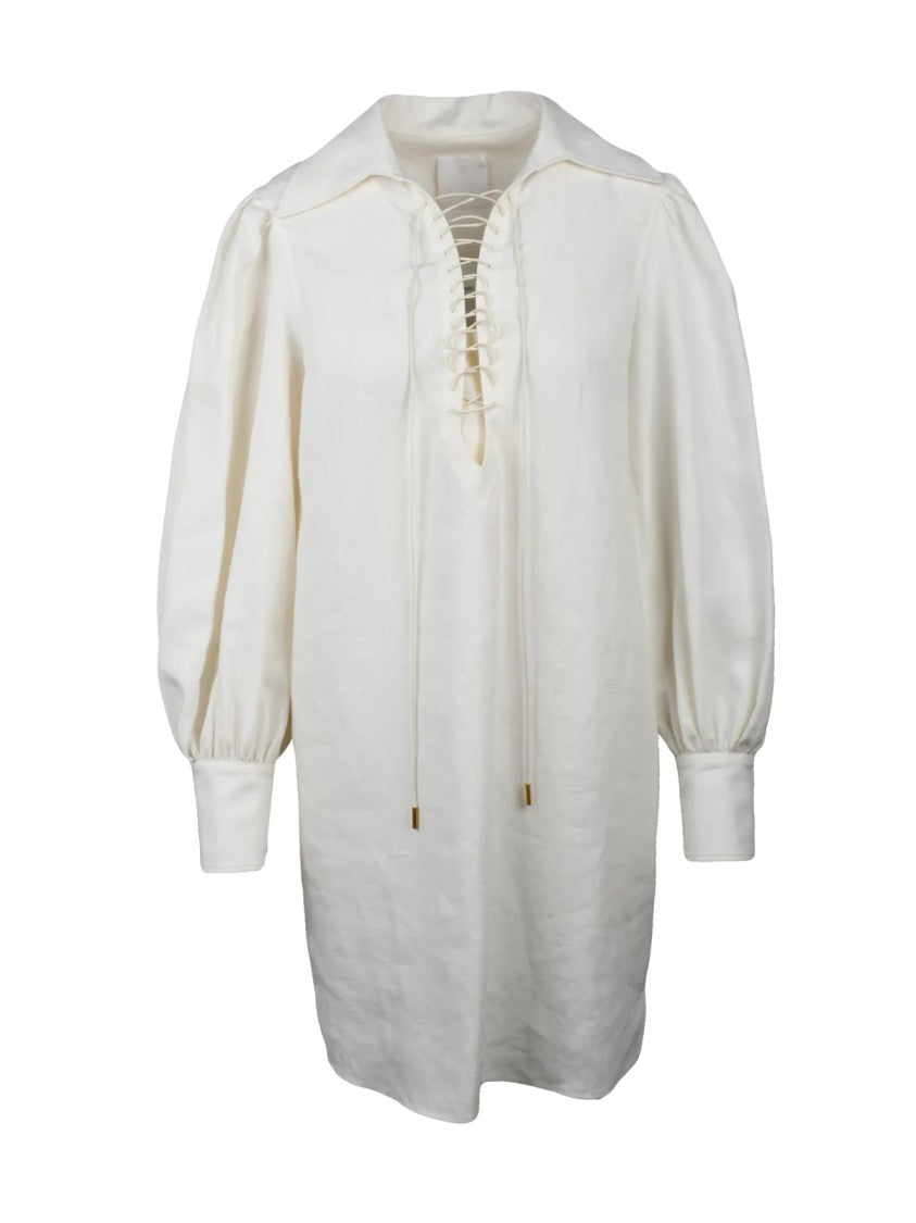 Givenchy Gauze Tunic Dress Linen - Beige