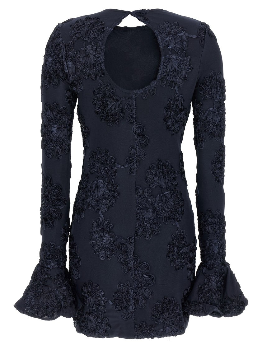 Rotate Birger Christensen '3D Mesh Mini' Dress