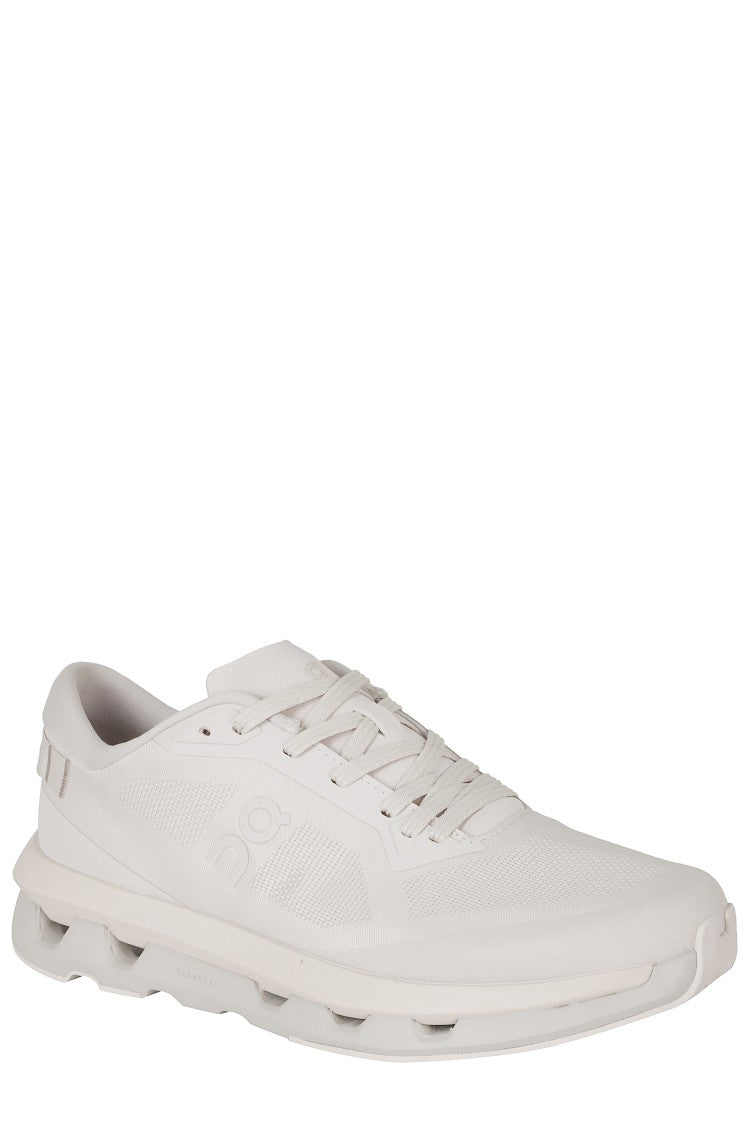 On Running Beige Cloudzone Breathable Mesh Rubber Sole Nylon Sneakers