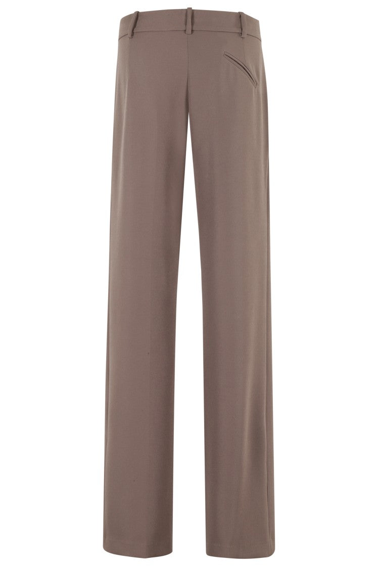 Federica Tosi Wide-Leg Cady Pants