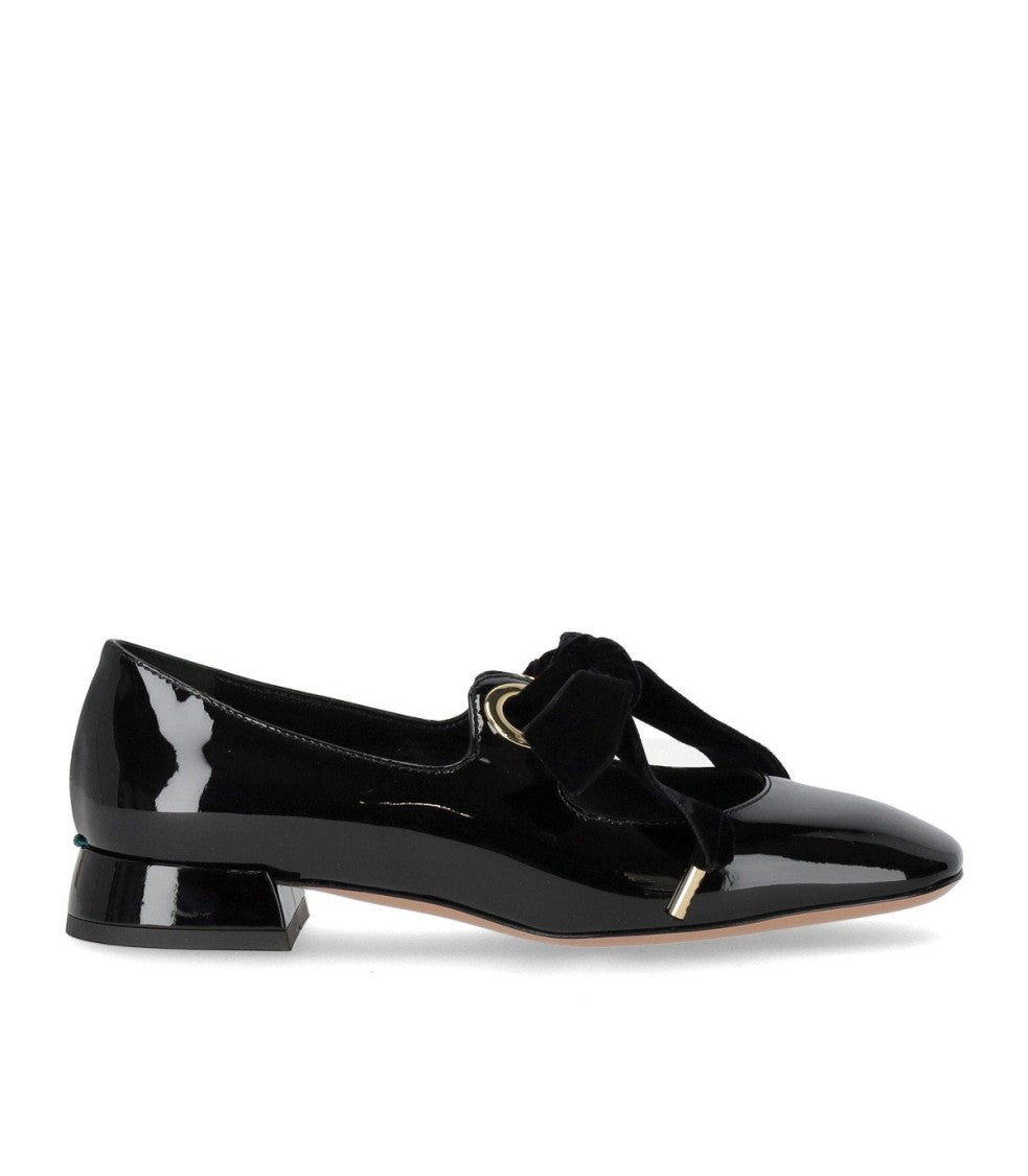 A. Bocca Mary Jane Black Ballet Flat With Bow