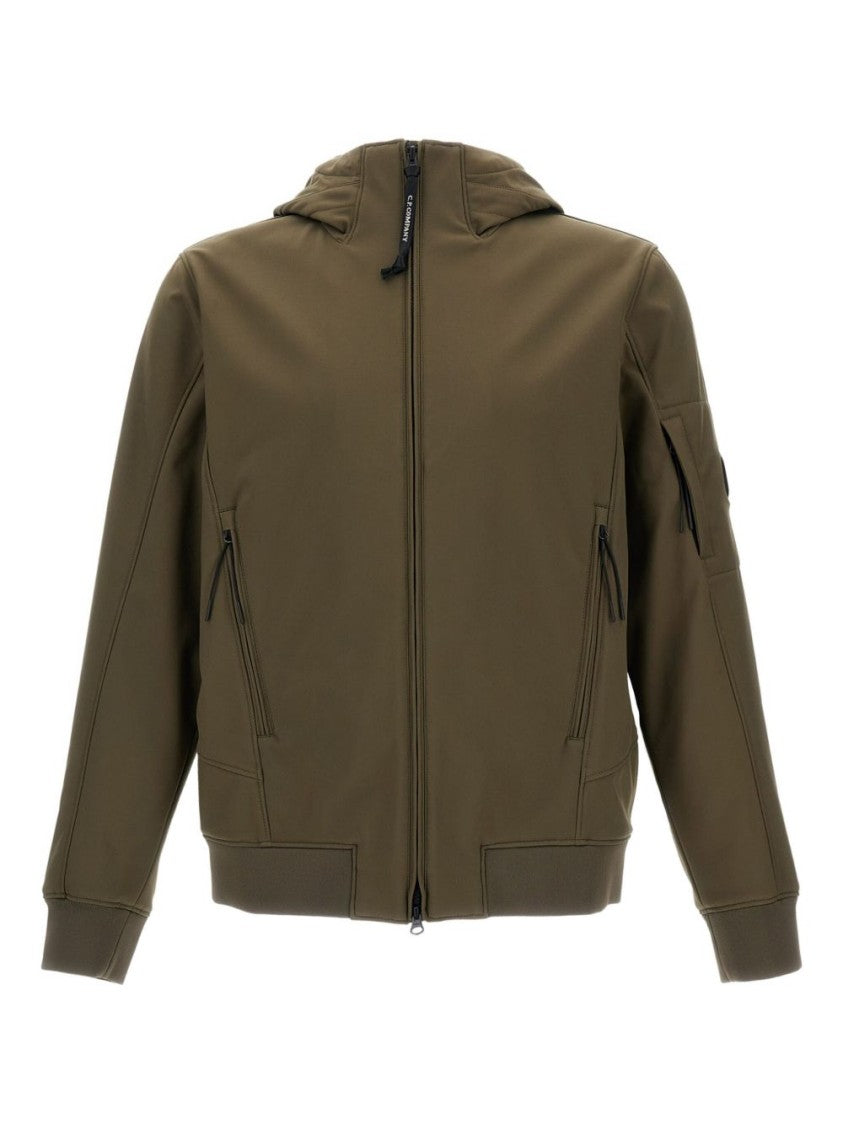 C.P. Company Hooded Green Jacket With Iconic Lens Detail