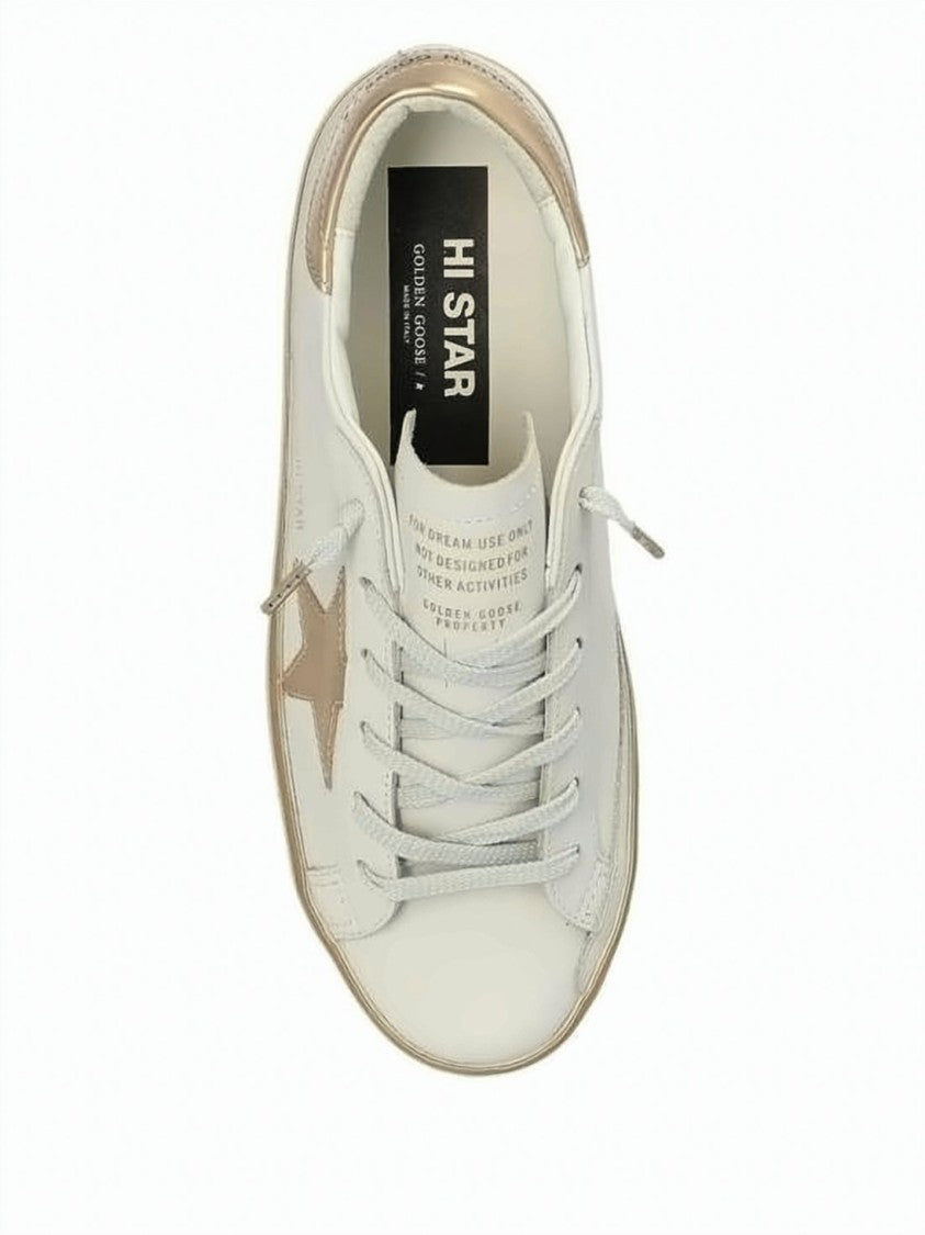 Golden Goose Low-Top Vintage Sneakers With Metallic Accents