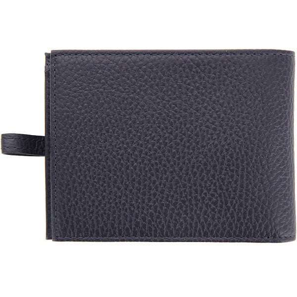 Emporio Armani Textured Leather Bi-Fold Wallet