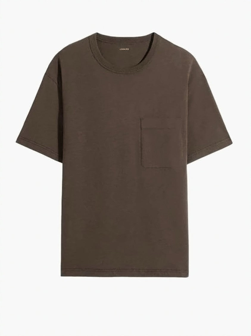 Lemaire Brown Crew Neck T-Shirt