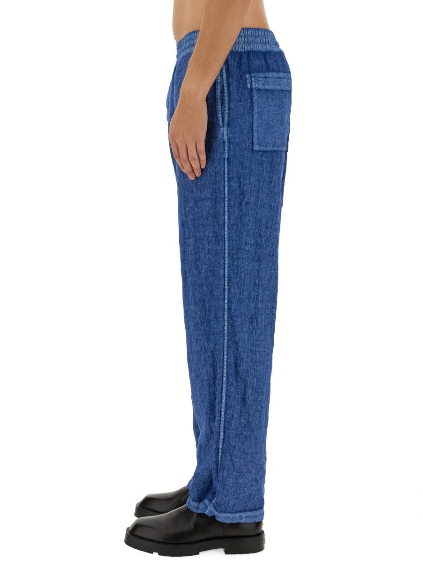 Burberry Relaxed Fit Wide Leg Pants