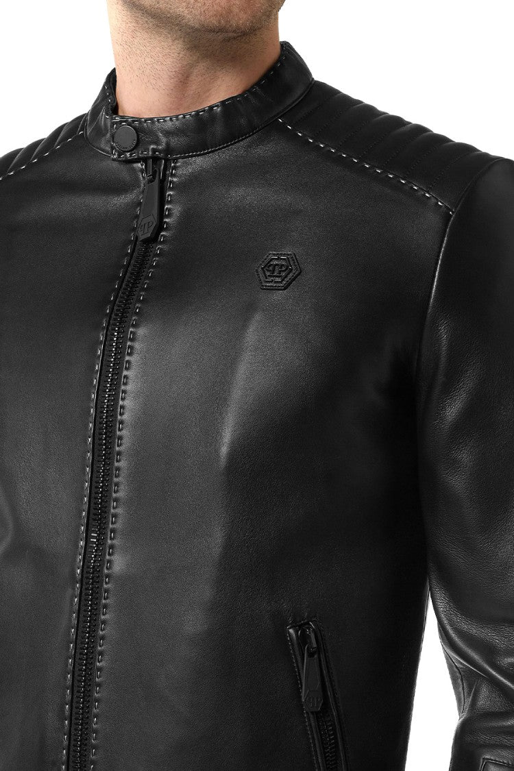 Philipp Plein Black Casual Jacket