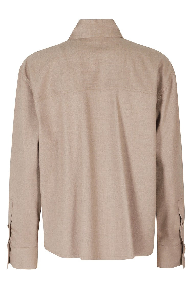 Seventy Mud Wool-Blend Flannel Shirt