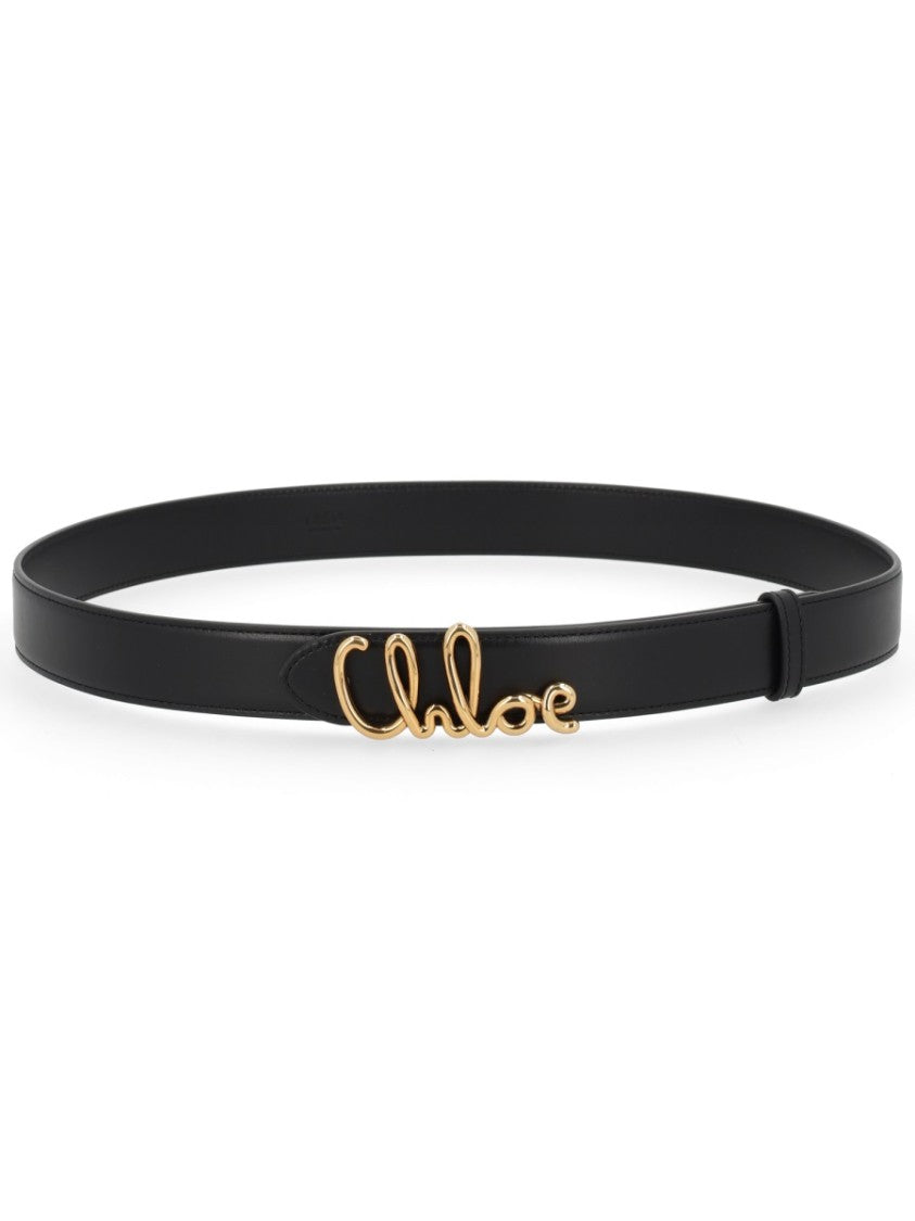 Chloé Chloé Iconic Sleek Leather Belt