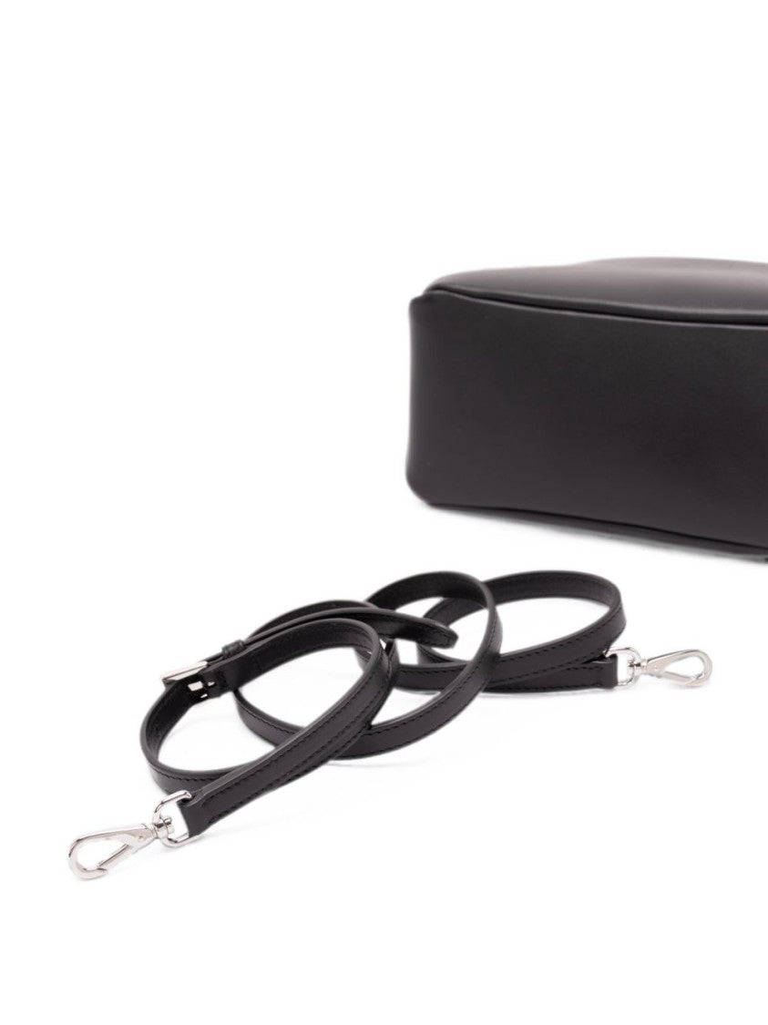 Prada Black Structured Smooth Calf Handbag