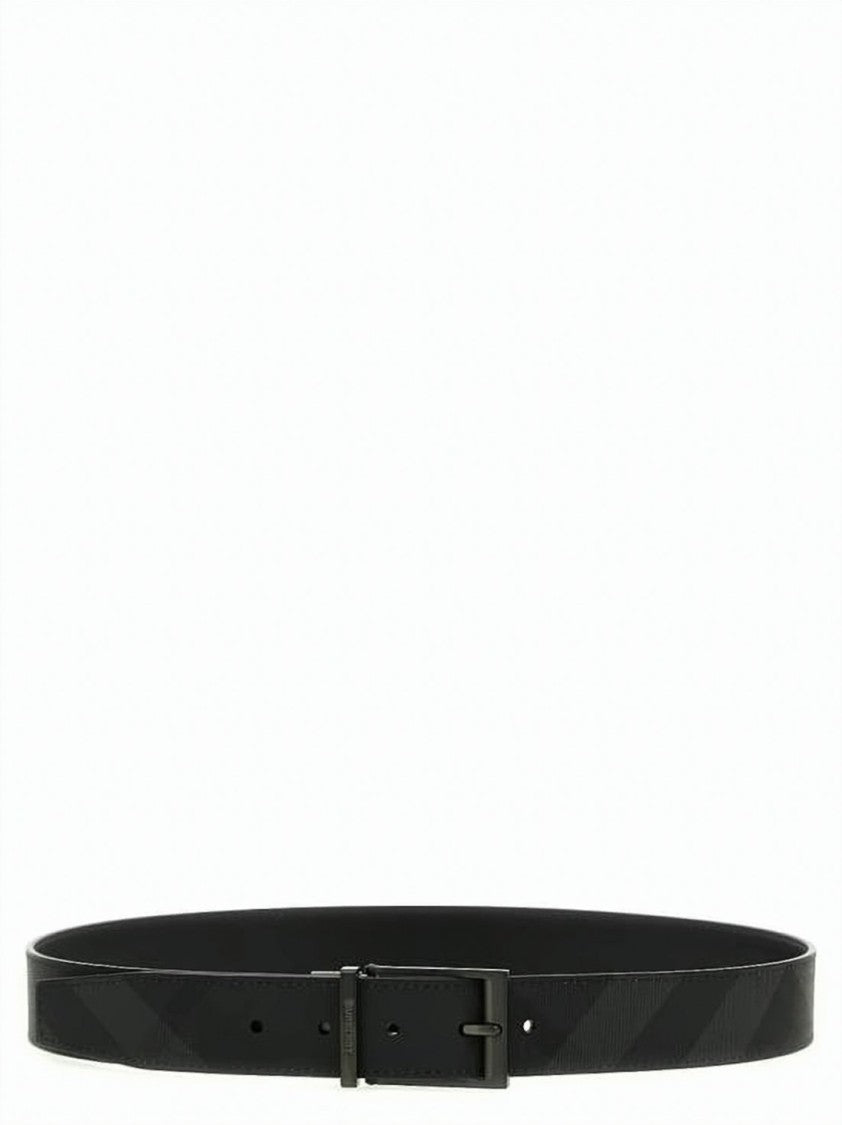 Burberry Reversible Check Pattern Belt