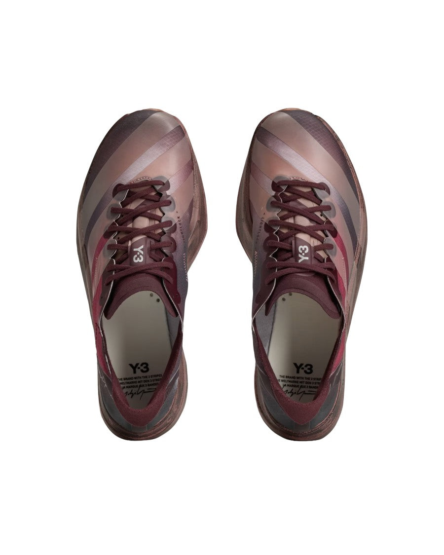 Y-3 Y-3 Adios Pro Night Red Sneakers With Lightweight Textile Upper