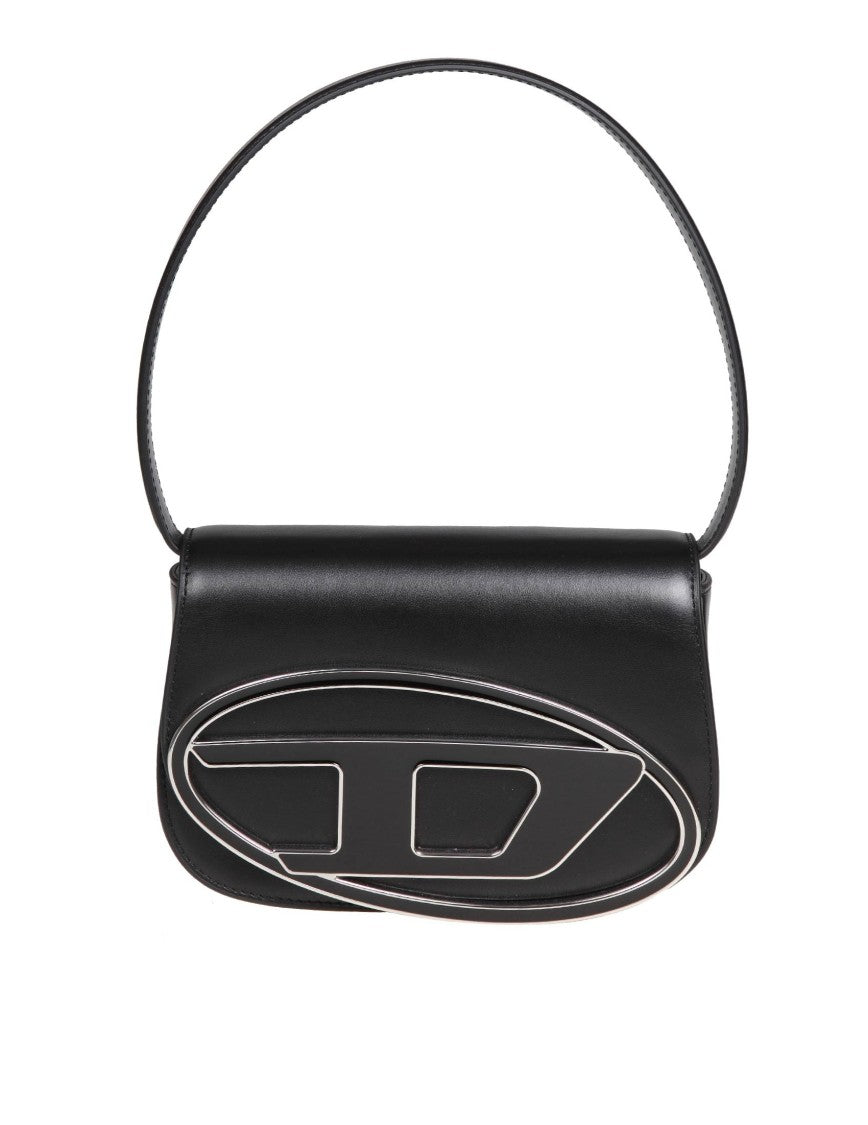 Diesel 1Dr Shoulder Bag In Black Leather